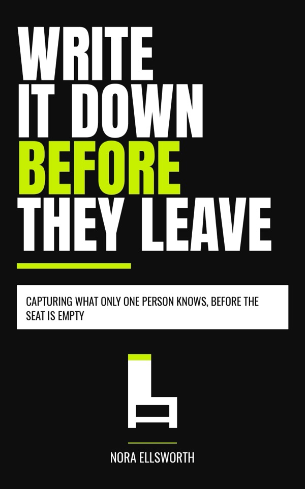 Write It Down Before They Leave